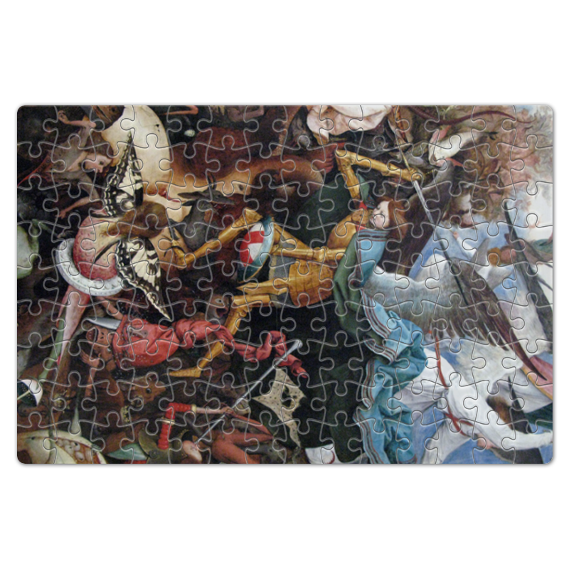 Printio Пазл магнитный 18×27 см (126 элементов) Архангел михаил (картина брейгеля) printio футболка классическая архангел михаил картина брейгеля