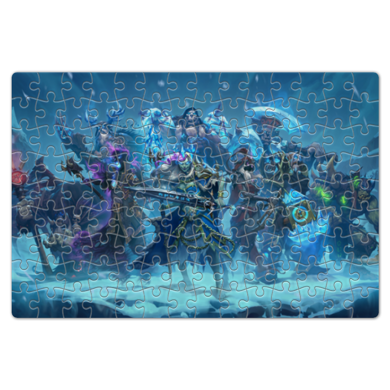 Printio Пазл магнитный 18×27 см (126 элементов) Knights of the frozen throne printio пазл 43 5×31 4 см 408 элементов knights of the frozen throne