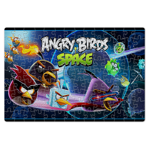 Заказать пазл в Москве. Пазл магнитный 18x27 см (126 элементов) ANGRY BIRDS от robus - готовые дизайны и нанесение принтов.