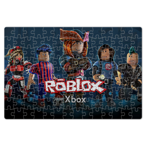 Заказать пазл в Москве. Пазл магнитный 18x27 см (126 элементов) ROBLOX от robus - готовые дизайны и нанесение принтов.