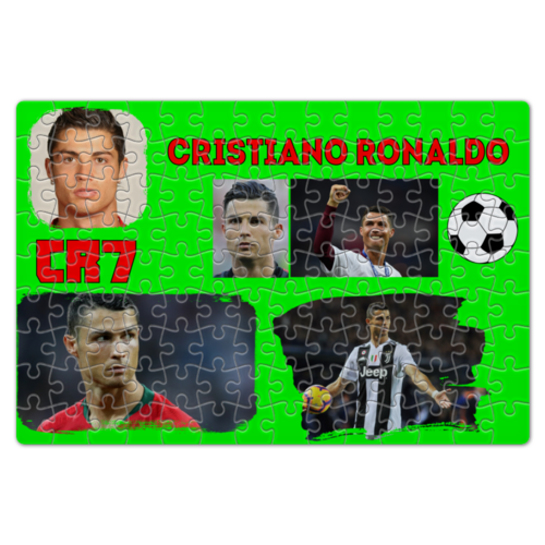 Заказать пазл в Москве. Пазл магнитный 18x27 см (126 элементов)  Криштиану Роналду Cristiano Ronaldo photos от Замир Камаев - готовые дизайны и нанесение принтов.