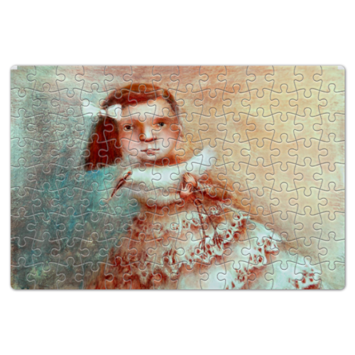 Заказать пазл в Москве. Пазл магнитный 18x27 см (126 элементов) Птица от Светлана Бочкарева - готовые дизайны и нанесение принтов.