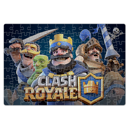 Заказать пазл в Москве. Пазл магнитный 18x27 см (126 элементов) CLASH ROYALE от robus - готовые дизайны и нанесение принтов.
