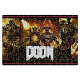 Заказать пазл в Москве. Пазл магнитный 18x27 см (126 элементов) DOOM. от robus - готовые дизайны и нанесение принтов.