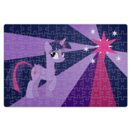 Заказать пазл в Москве. Пазл магнитный 18x27 см (126 элементов) Twilight Sparkle Color Line от shadow_dash - готовые дизайны и нанесение принтов.