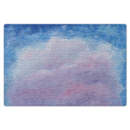 Заказать пазл в Москве. Пазл магнитный 18x27 см (126 элементов) Розовое облако на небе от khlele@mail.ru - готовые дизайны и нанесение принтов.