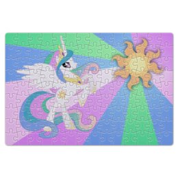 Заказать пазл в Москве. Пазл магнитный 18x27 см (126 элементов) Princess Celestia Color Line от shadow_dash - готовые дизайны и нанесение принтов.