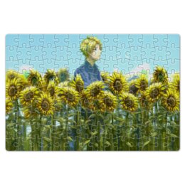 Заказать пазл в Москве. Пазл магнитный 18x27 см (126 элементов) Подсолнухи от Дана Столыпина - готовые дизайны и нанесение принтов.