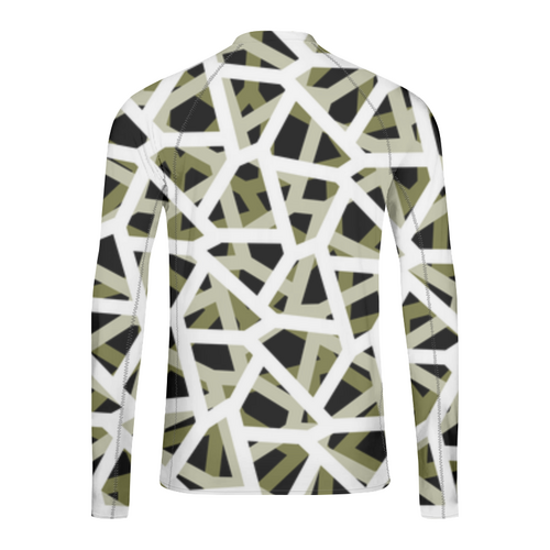 Заказать рашгарды в Москве. Рашгард Anti Empty Olive Camo от Soluvel  - готовые дизайны и нанесение принтов.