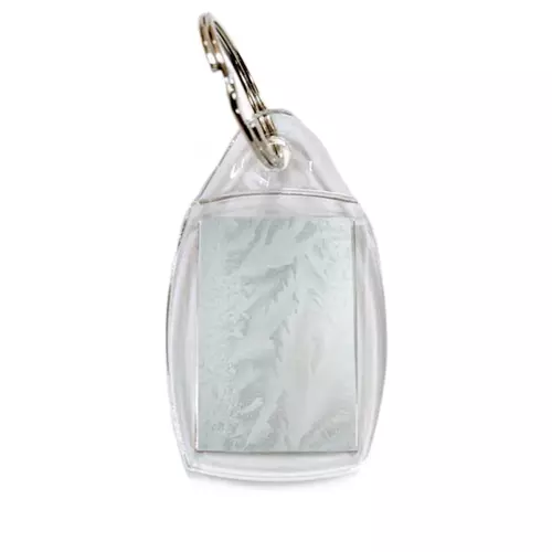 Заказать брелоки в Москве. Брелок прямоугольный призма 35x25 мм Морозный узор от Anstey  - готовые дизайны и нанесение принтов.