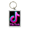 Заказать брелоки в Москве. Брелок прямоугольный 50x35 мм TIK TOK (Tik Tok video) от vista12761@rambler.ru - готовые дизайны и нанесение принтов.