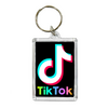 Заказать брелоки в Москве. Брелок прямоугольный 50x35 мм TIK TOK (Tik Tok video) от vista12761@rambler.ru - готовые дизайны и нанесение принтов.