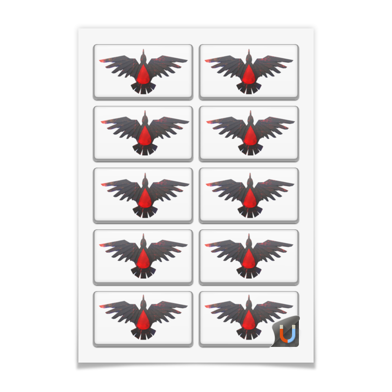 Printio Магниты прямоугольные 9×5 см Blood ravens
