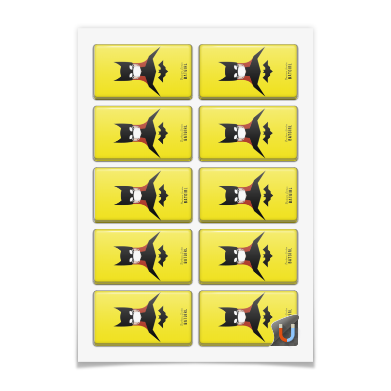 Printio Магниты прямоугольные 9×5 см Бэт-гёрл (коллекция: герои носят маски)