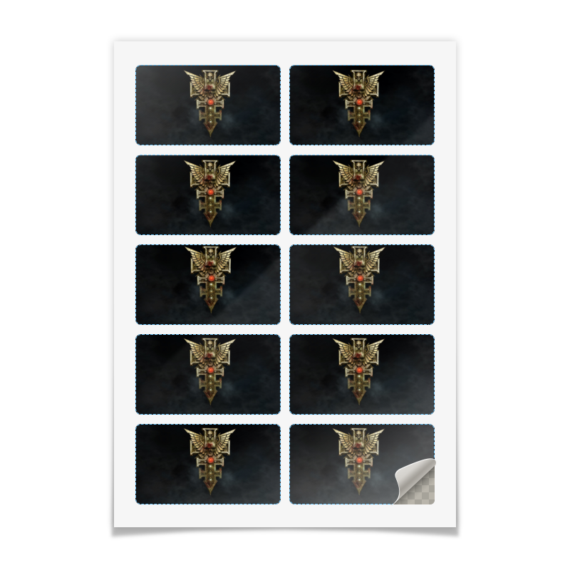 Printio Наклейки прямоугольные 9×5 см Инквизиция printio наклейки прямоугольные 9×5 см император человечества