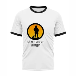 Футболка рингер