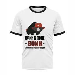 Футболка рингер