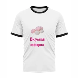 Футболка рингер