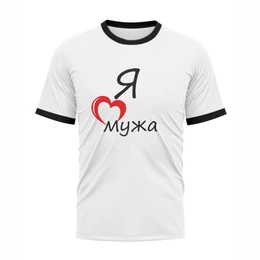 Футболка рингер
