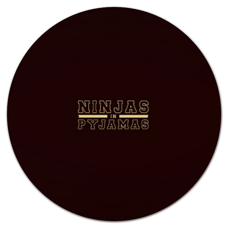 Printio Коврик для мышки (круглый) Ninjas in pyjamas