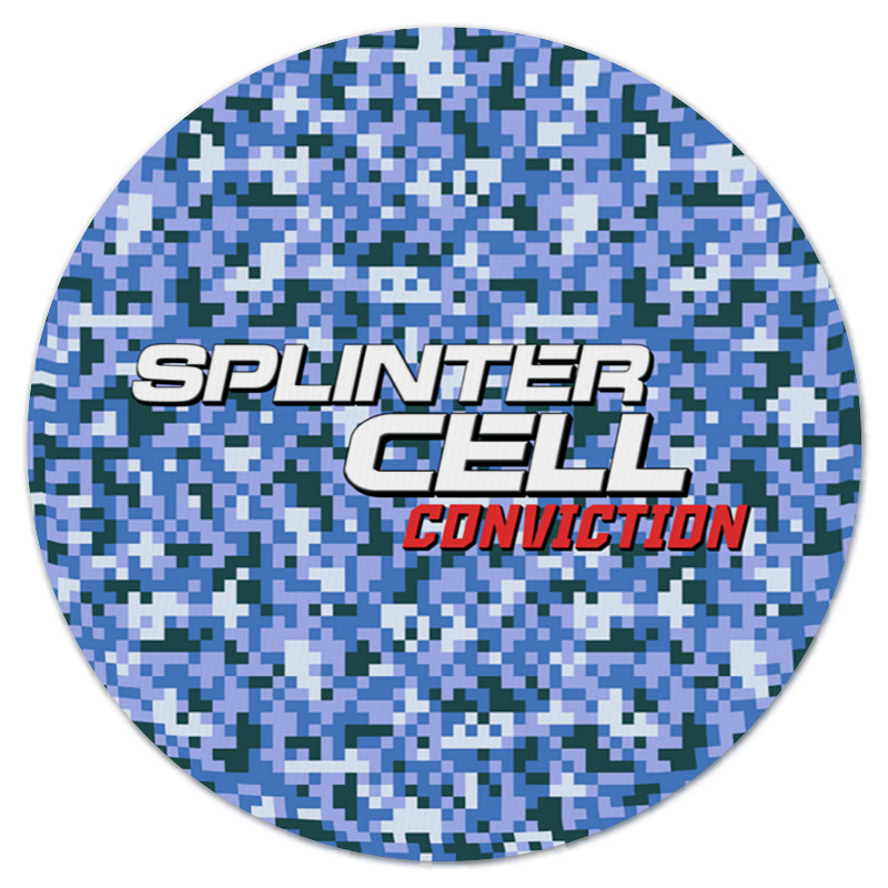 Printio Коврик для мышки (круглый) Splinter cell