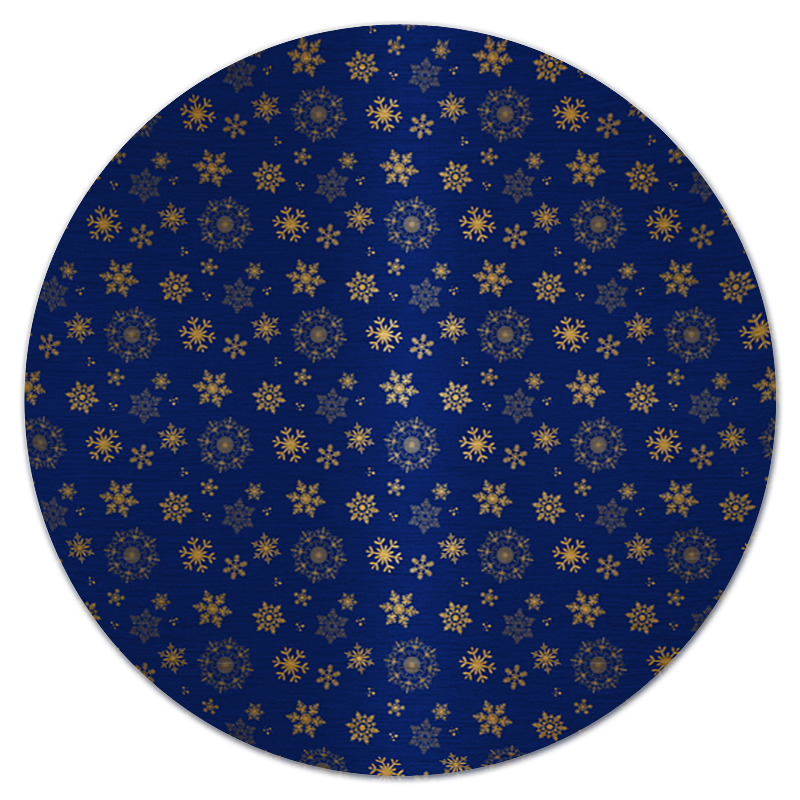 Printio Коврик для мышки (круглый) Снежинки printio коврик для мышки круглый синие снежинки