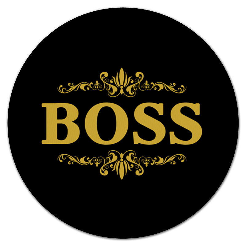 Printio Коврик для мышки (круглый) Boss / босс