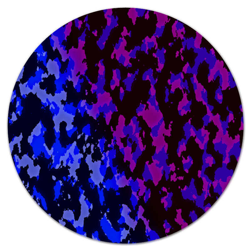 Printio Коврик для мышки (круглый) Цветной камуфляж printio коврик для мышки цветной камуфляж