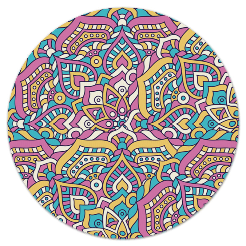 Printio Коврик для мышки (круглый) Роспись printio коврик для мышки цветочная роспись