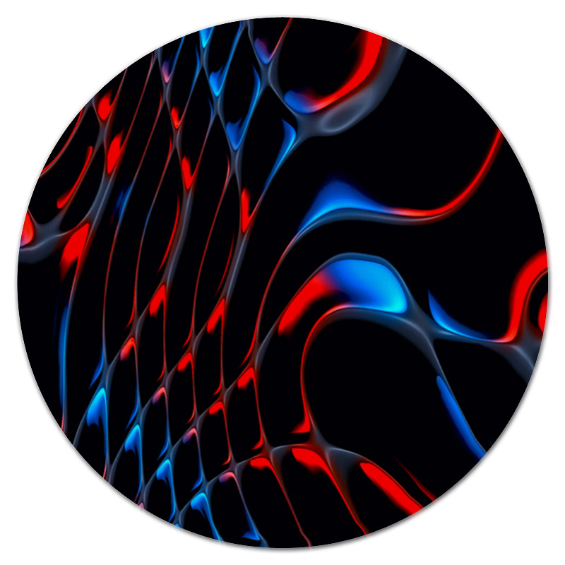 Printio Коврик для мышки (круглый) Красно-синие полосы мотор a для квадрокоптера syma x54hw hc красно синие провода