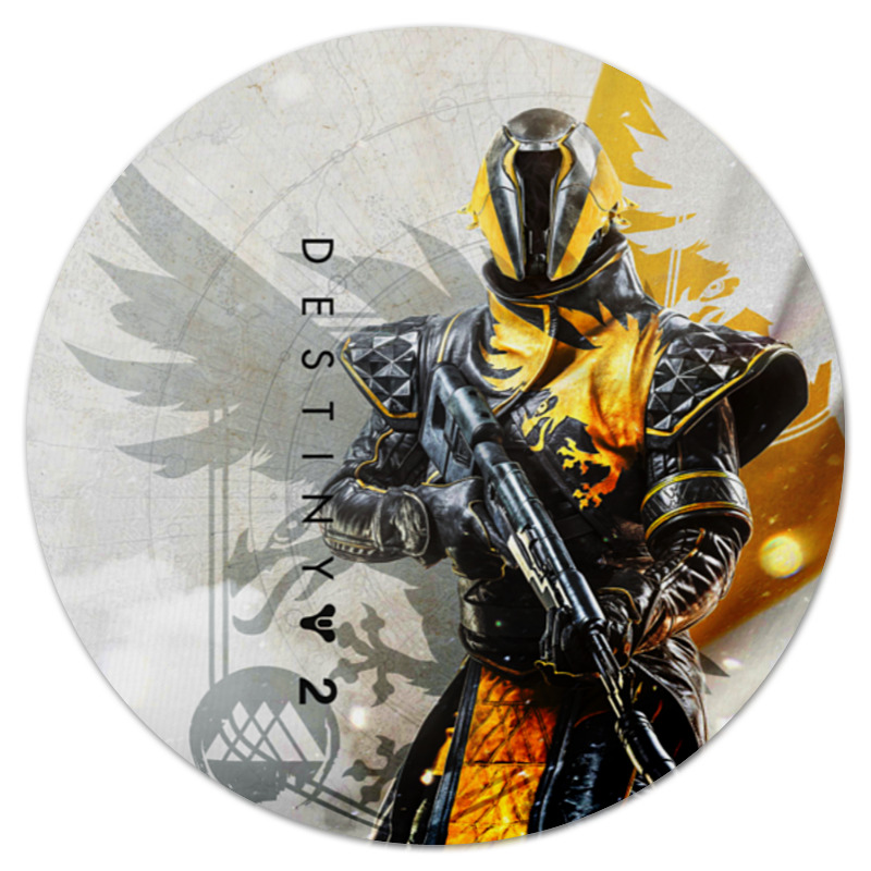 Printio Коврик для мышки (круглый) Destiny 2, warlock printio плакат a3 29 7×42 destiny 2 warlock