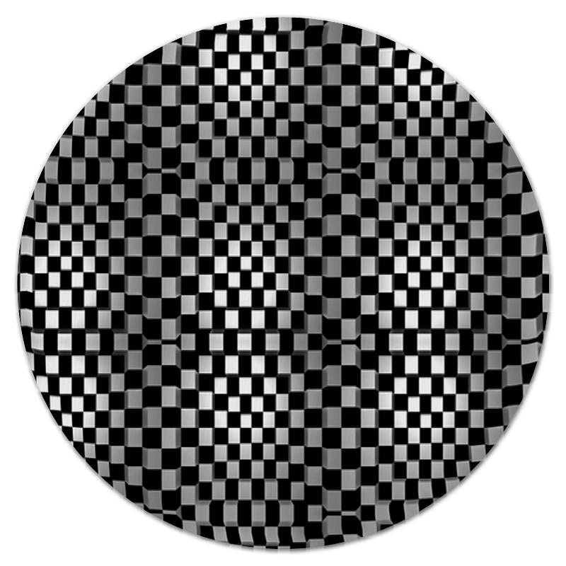 Printio Коврик для мышки (круглый) Квадраты printio коврик для мышки абстракция квадраты