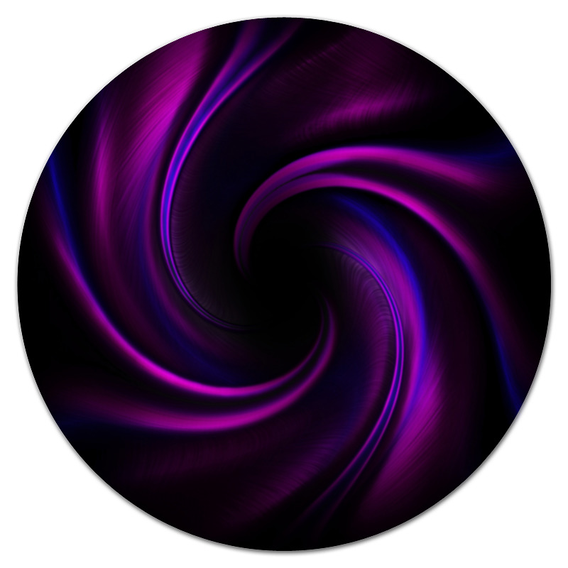 Printio Коврик для мышки (круглый) Абстрактный фиолетовый
