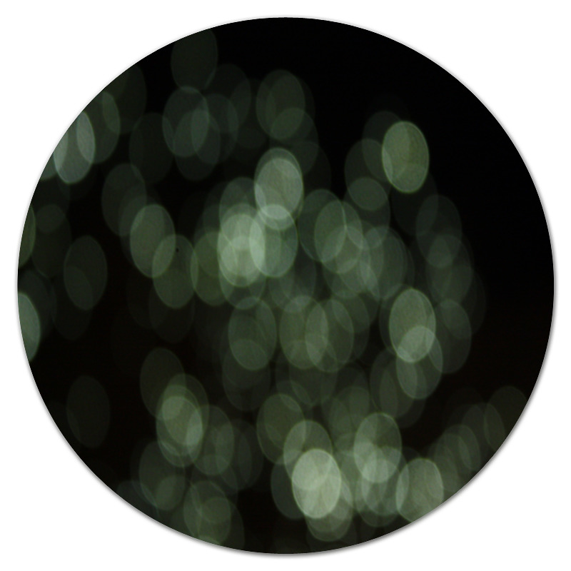 Printio Коврик для мышки (круглый) Световые блики