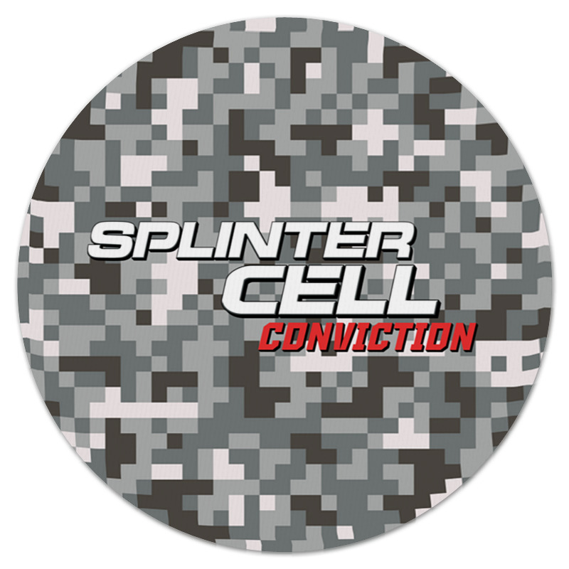 Printio Коврик для мышки (круглый) Splinter cell