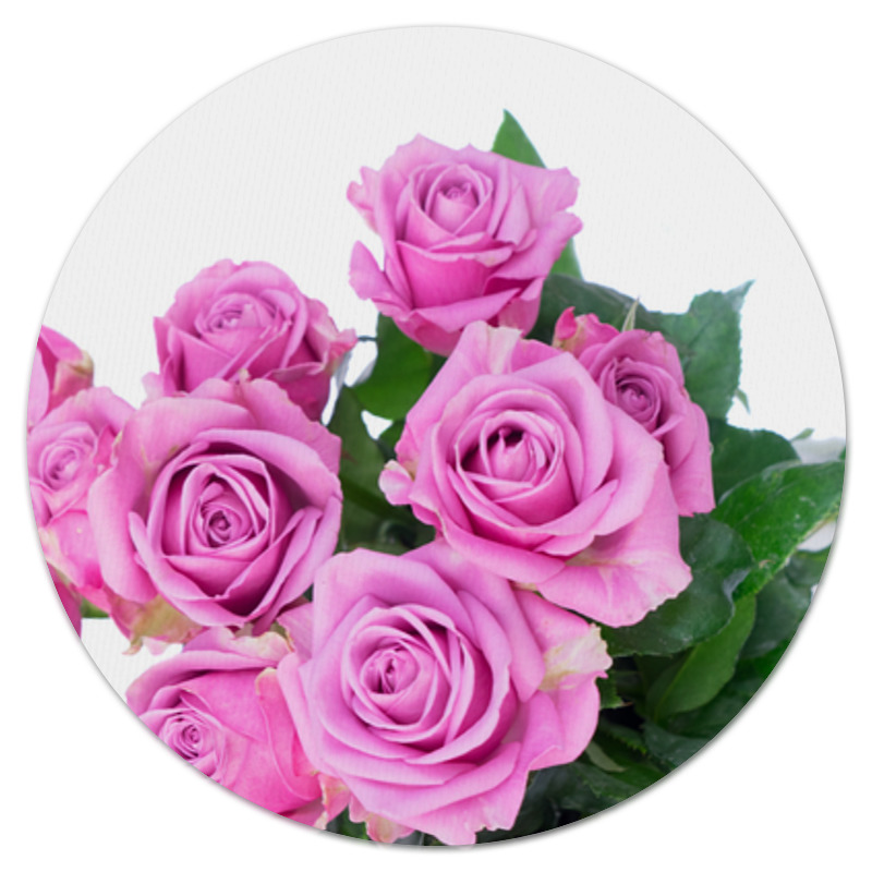 Printio Коврик для мышки (круглый) Букет роз