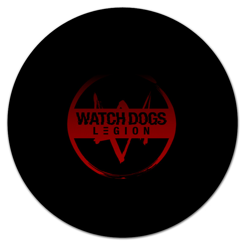 Printio Коврик для мышки (круглый) Watch dogs legion