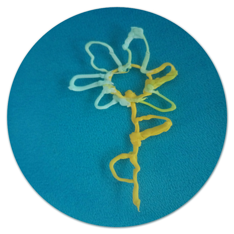 Printio Коврик для мышки (круглый) Цветик-семицветик 963 чудо природы
