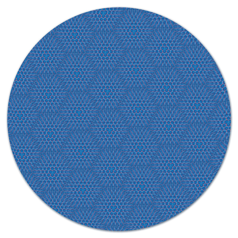 Printio Коврик для мышки (круглый) Геометрия соты коврик для мышки цвет голубой