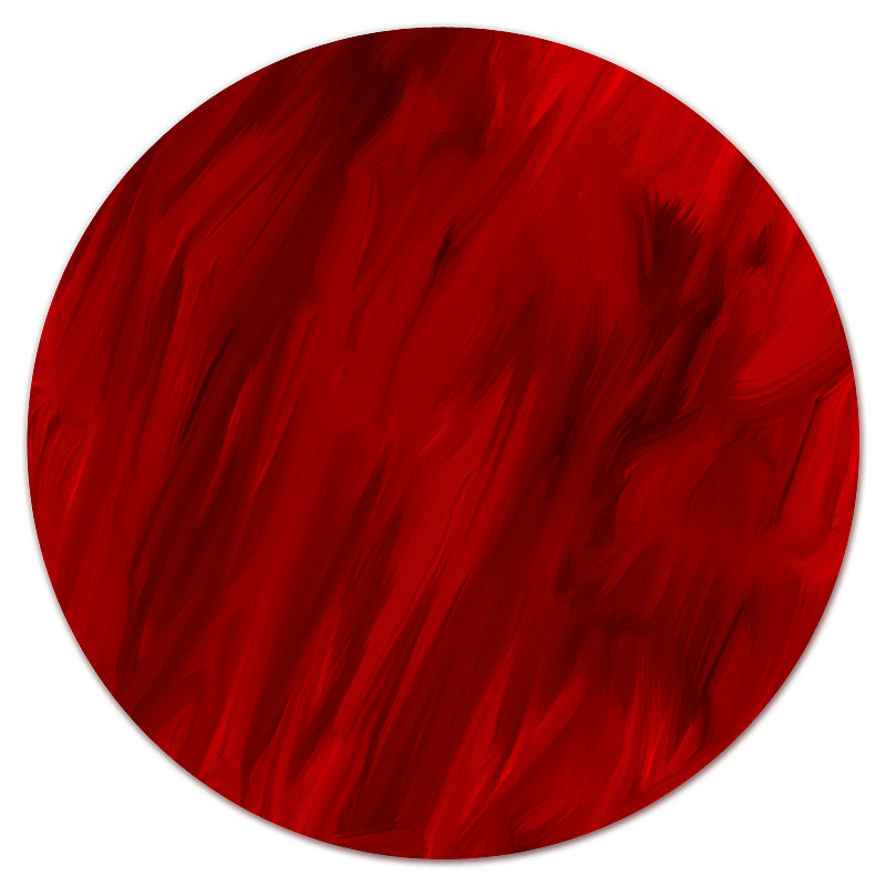 Printio Коврик для мышки (круглый) Красные краски
