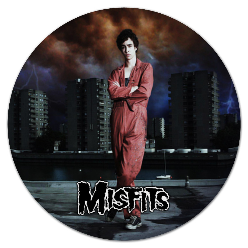 Printio Коврик для мышки (круглый) Misfits