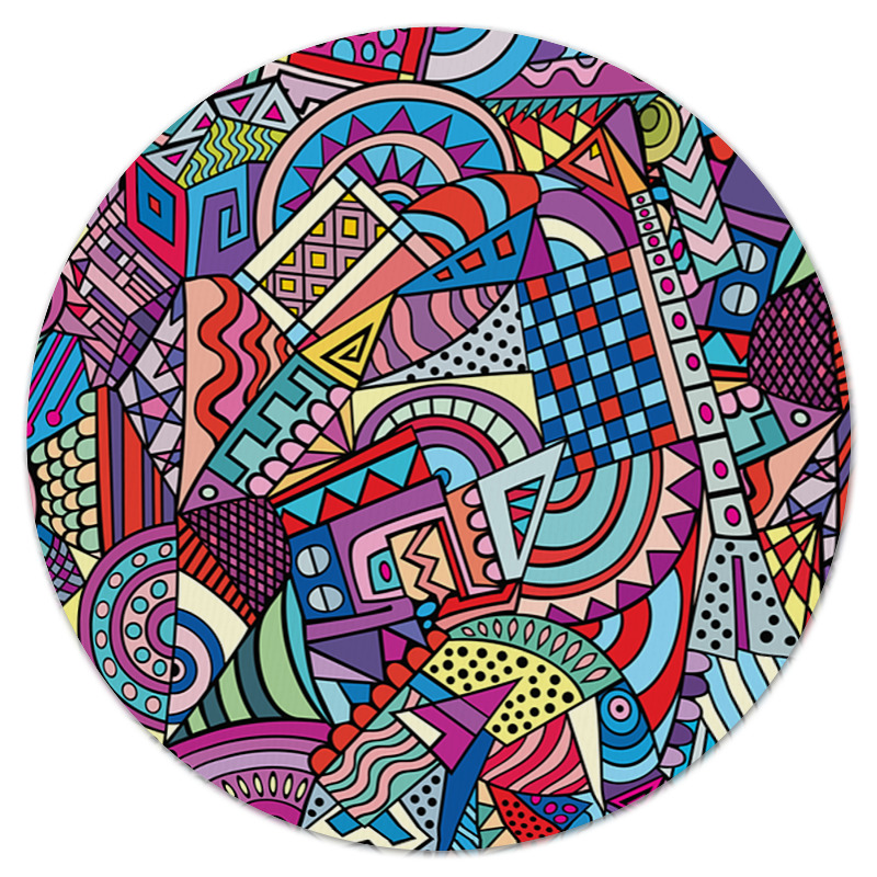 Printio Коврик для мышки (круглый) Мозаика printio коврик для мышки круглый цветная мозаика