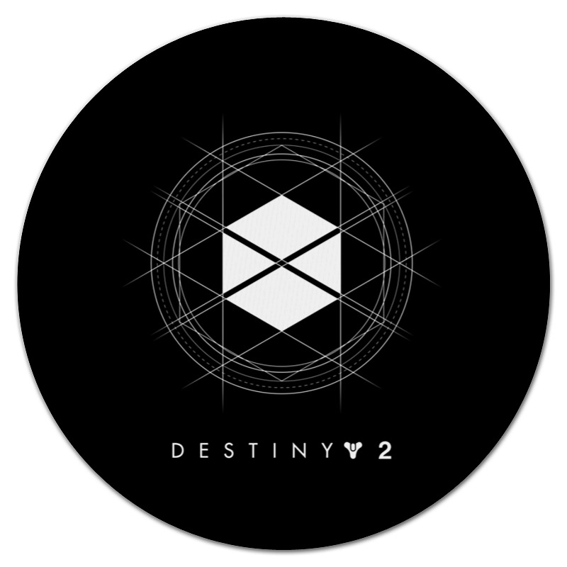 Printio Коврик для мышки (круглый) Destiny 2, titan