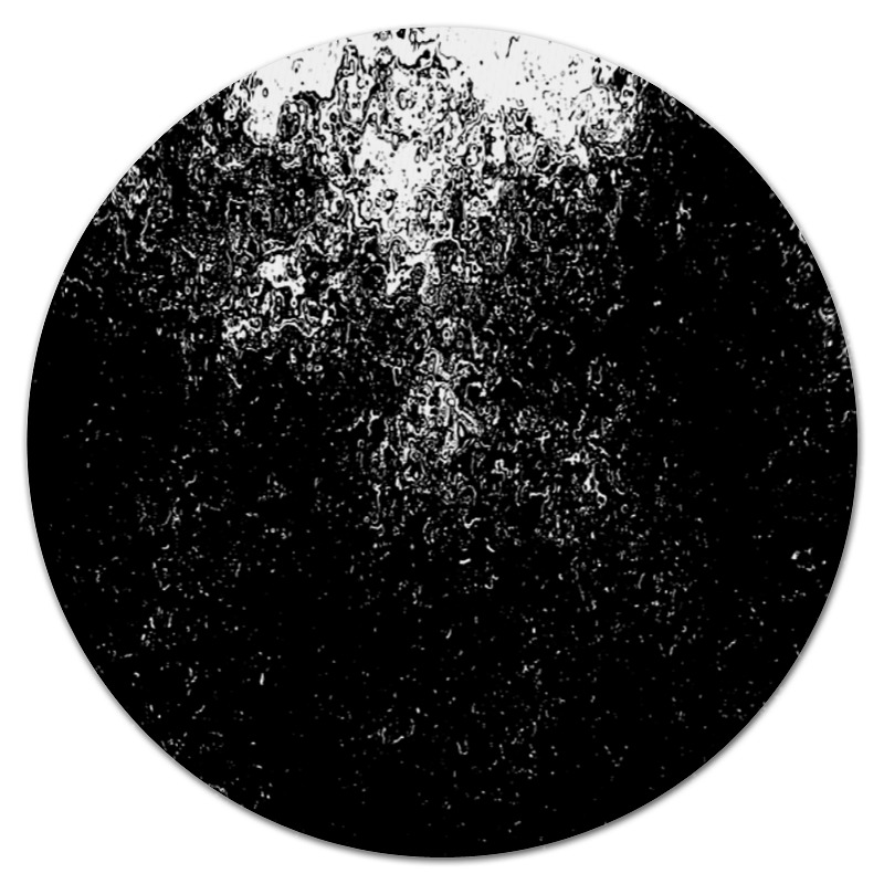 Printio Коврик для мышки (круглый) Черно-белые краски