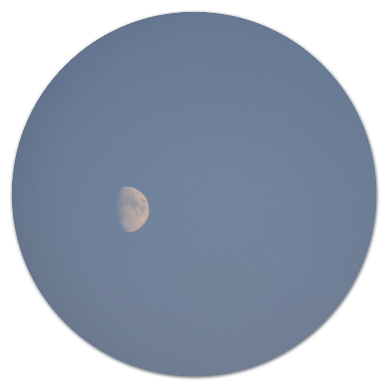 Printio Коврик для мышки (круглый) Лунное небо