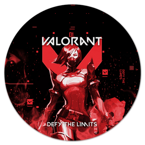 Заказать коврик для мышки в Москве. Коврик для мышки (круглый) VALORANT VIPER  от geekbox - готовые дизайны и нанесение принтов.