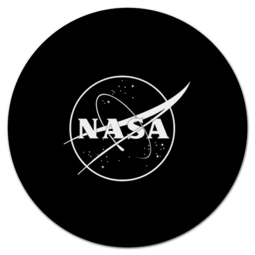 Заказать коврик для мышки в Москве. Коврик для мышки (круглый) NASA  от DESIGNER   - готовые дизайны и нанесение принтов.