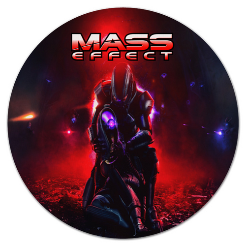 Заказать коврик для мышки в Москве. Коврик для мышки (круглый) Mass Effect Legendary Edition от THE_NISE  - готовые дизайны и нанесение принтов.