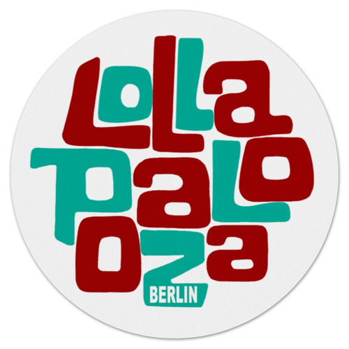 Заказать коврик для мышки в Москве. Коврик для мышки (круглый) Lollapalooza Berlin от MInMlz - готовые дизайны и нанесение принтов.