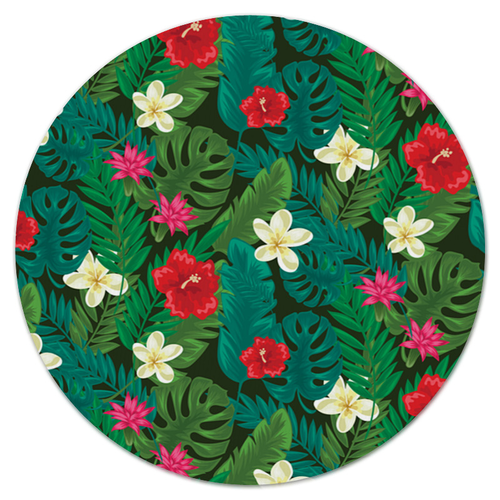 Заказать коврик для мышки в Москве. Коврик для мышки (круглый) Цветы от THE_NISE  - готовые дизайны и нанесение принтов.